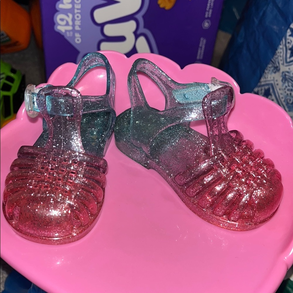 Sparkly Pink and Blue Jellies